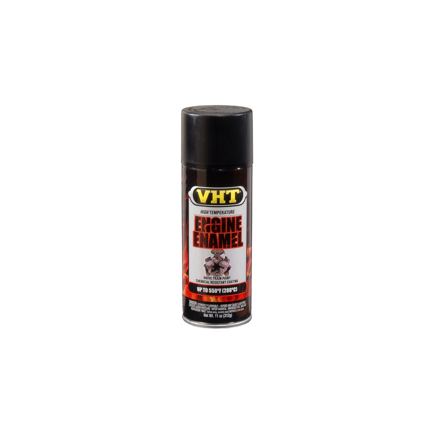VHT ENGINE ENAMEL™ Flat Black (Mat zwart)