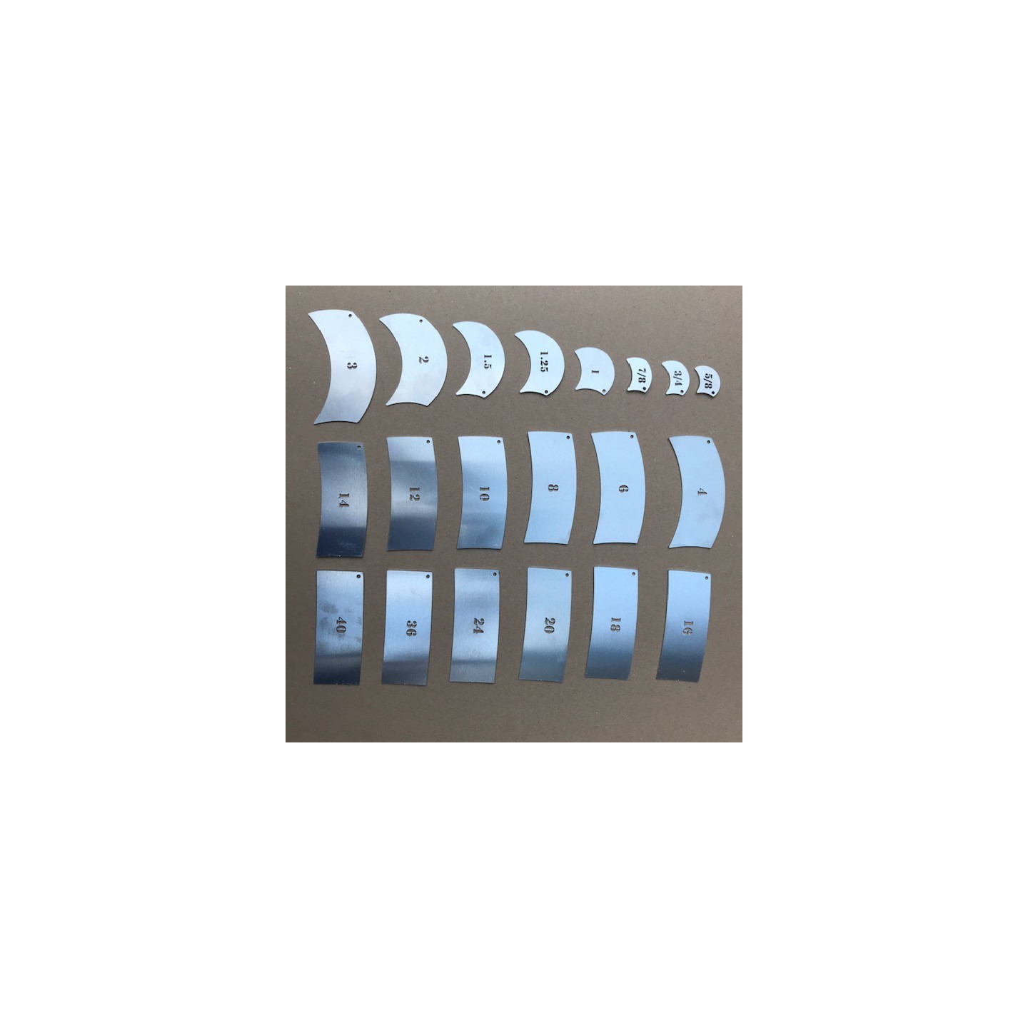 Radius set / Sweep set small - 20 delig