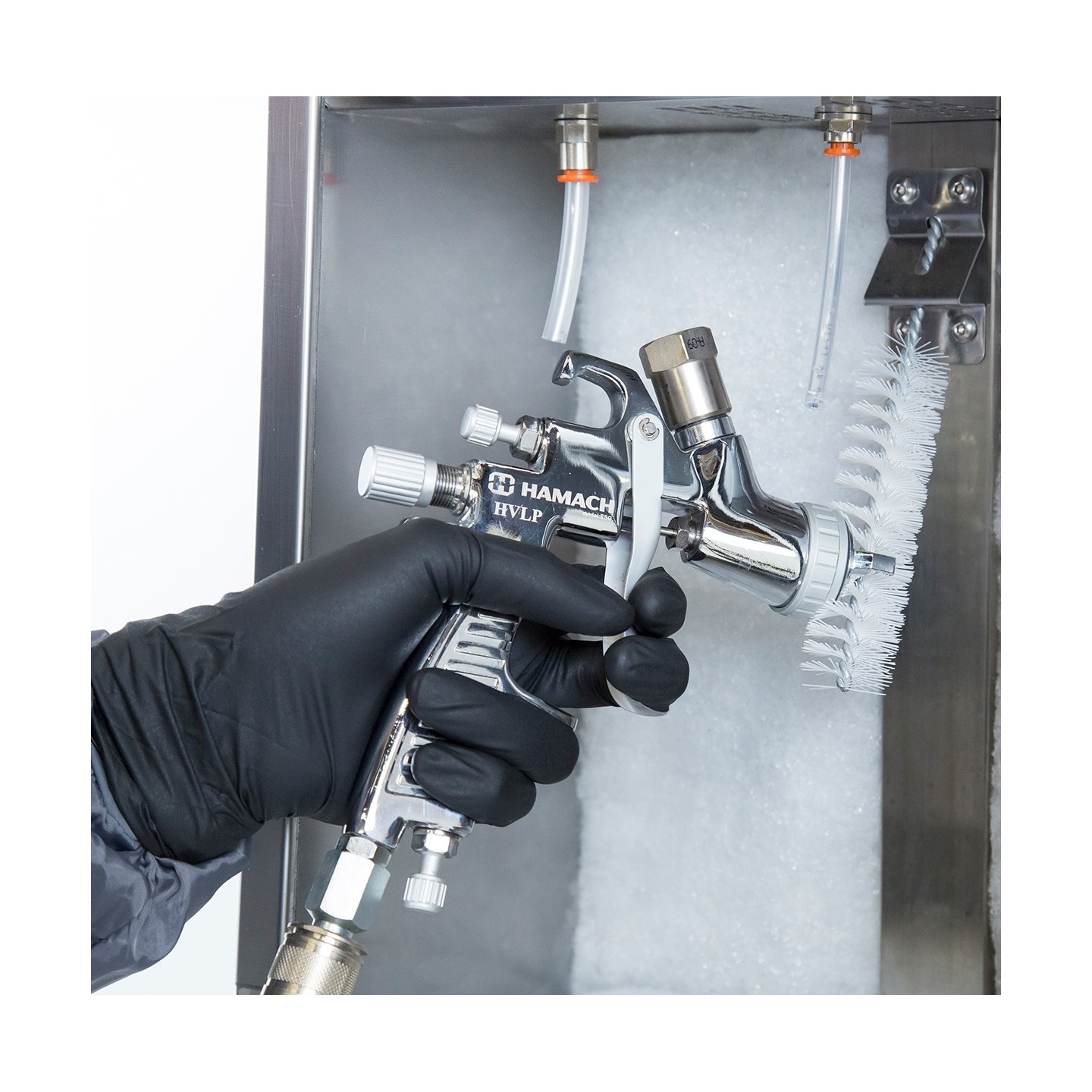 Spuitpistoolreiniger  HR 1400 Spraygun cleaner Hamach