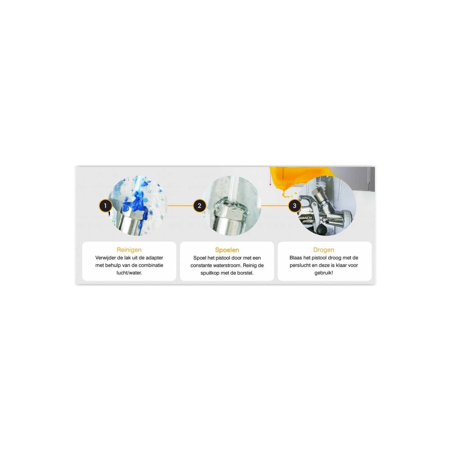 Spuitpistoolreiniger  HR 1400 Spraygun cleaner Hamach