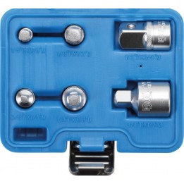 Adapter set 6-delig / doppen verloop adapters