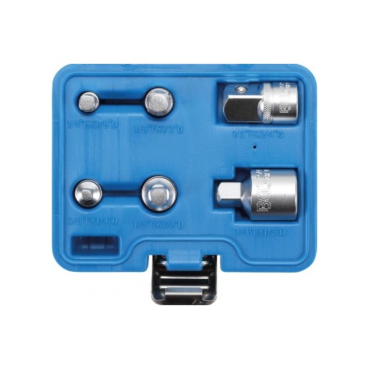 Adapter set 6-delig / doppen verloop adapters