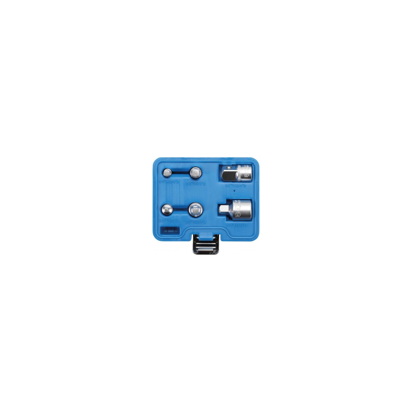 Adapter set 6-delig / doppen verloop adapters