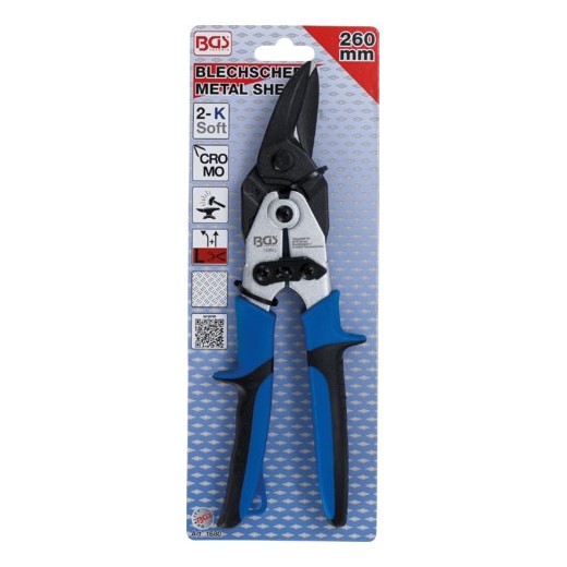 Plaatwerkschaar links en recht 260 mm