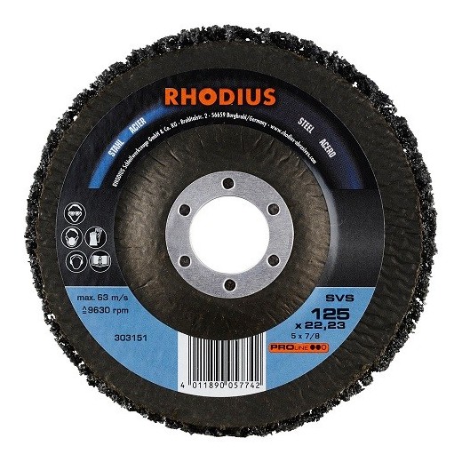 Reinigingsvlies 125x22,23 Rhodius