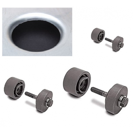 Punch and Flare dies - 3 delige set 1", 1-1/2" en 2"