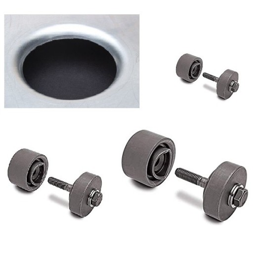 Punch and Flare dies - 3 delige set 1", 1-1/2" en 2"