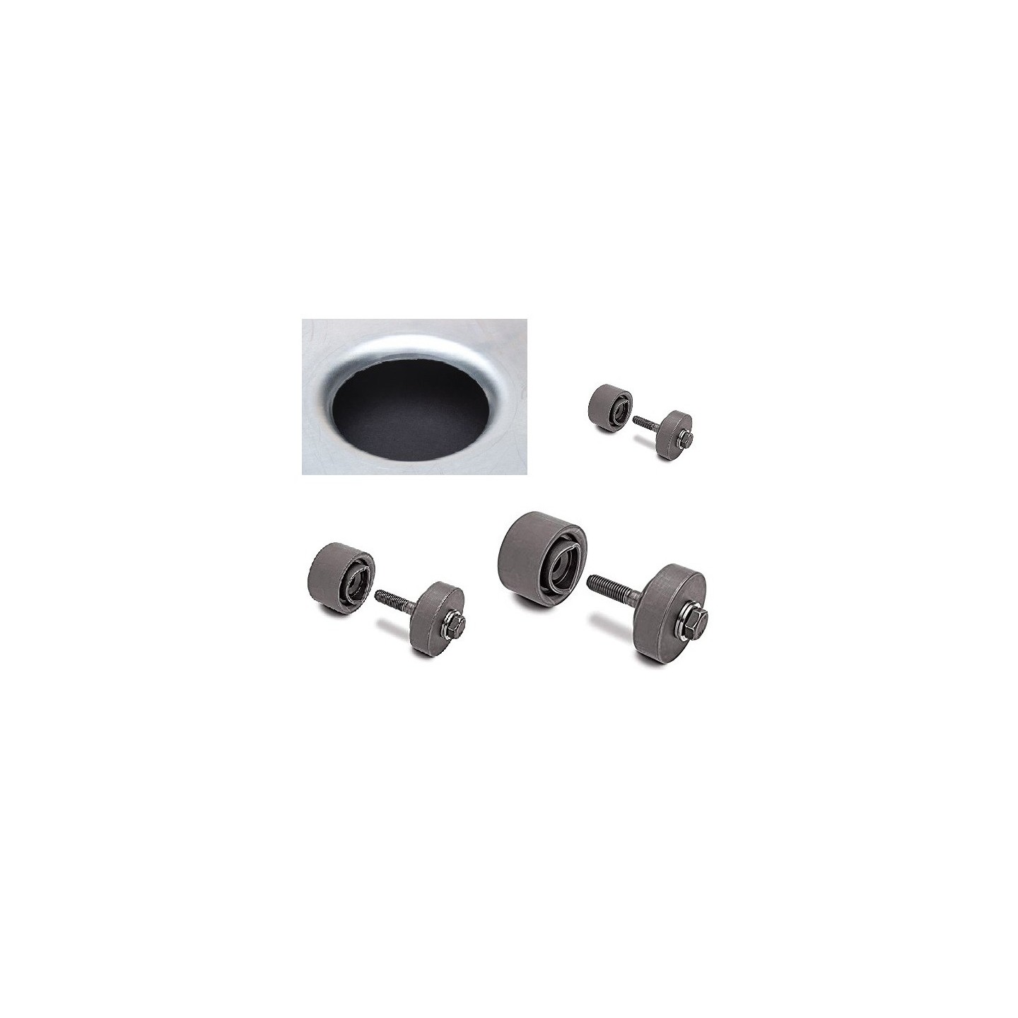 Punch and Flare dies - 3 delige set 1", 1-1/2" en 2"
