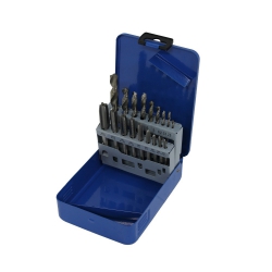 Tapset metrisch met boren 18-delig