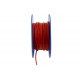 Draad 1mm2 rood PVC - haspel 50 meter