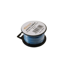Draad 1mm2 blauw PVC - mini haspel 6 meter