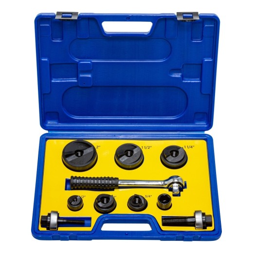 Gatenpons set 6-delig / plaatponsset
