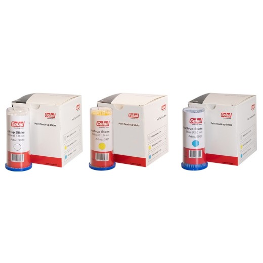 Retoucheertips / Micro aantipstaafjes geel 1.5mm