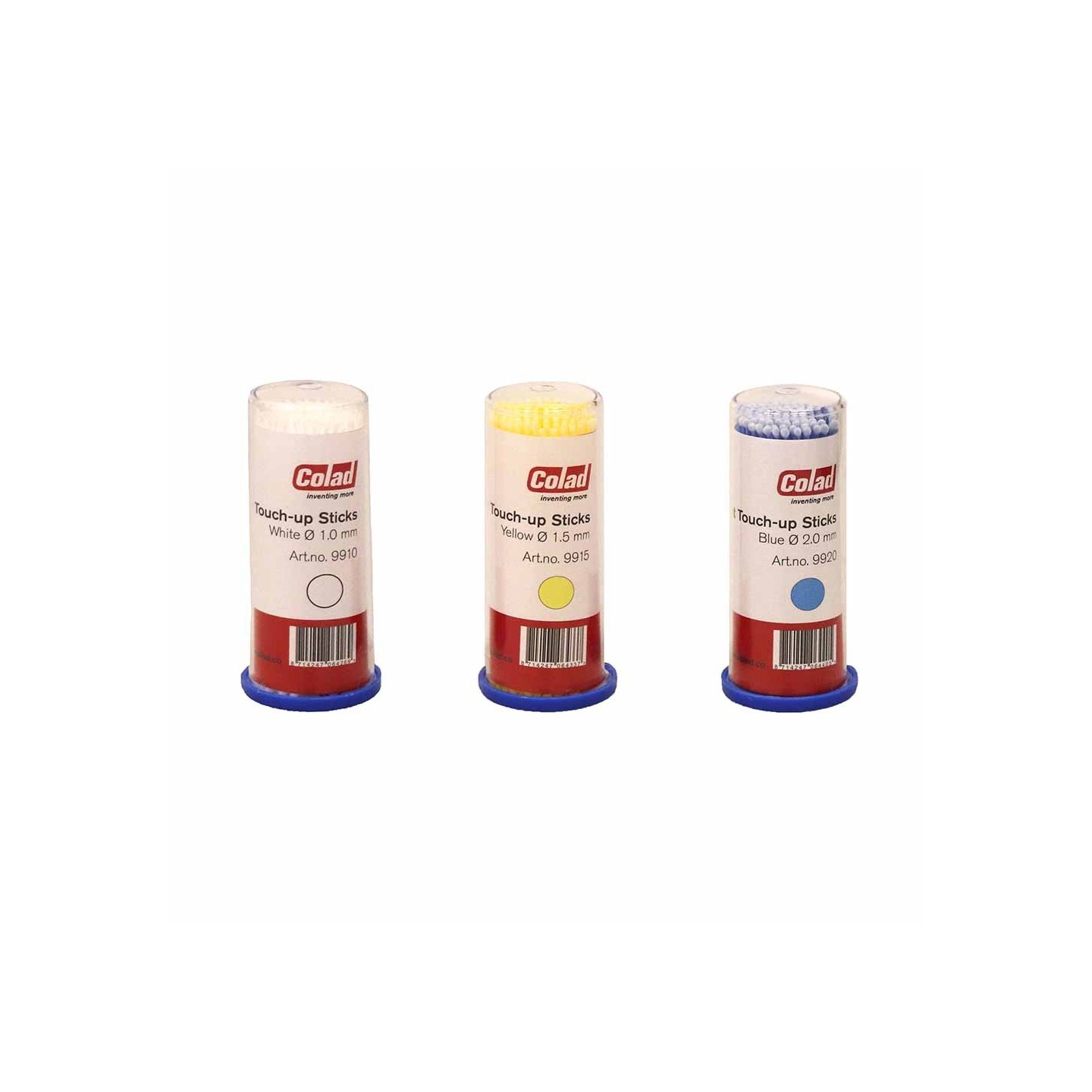 Retoucheertips / Micro aantipstaafjes blauw 2mm