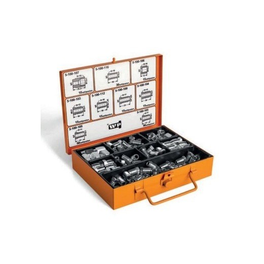 Assortiment remleiding nippels 165 delig
