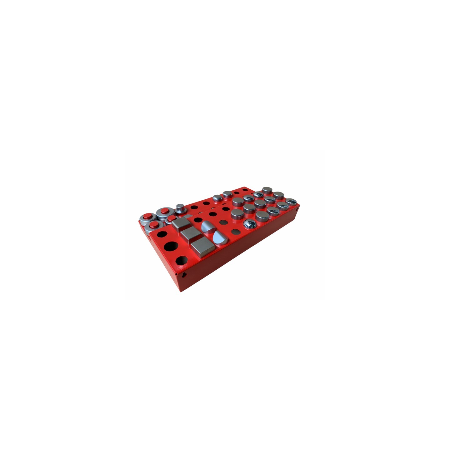 Mechammer die storage tray
