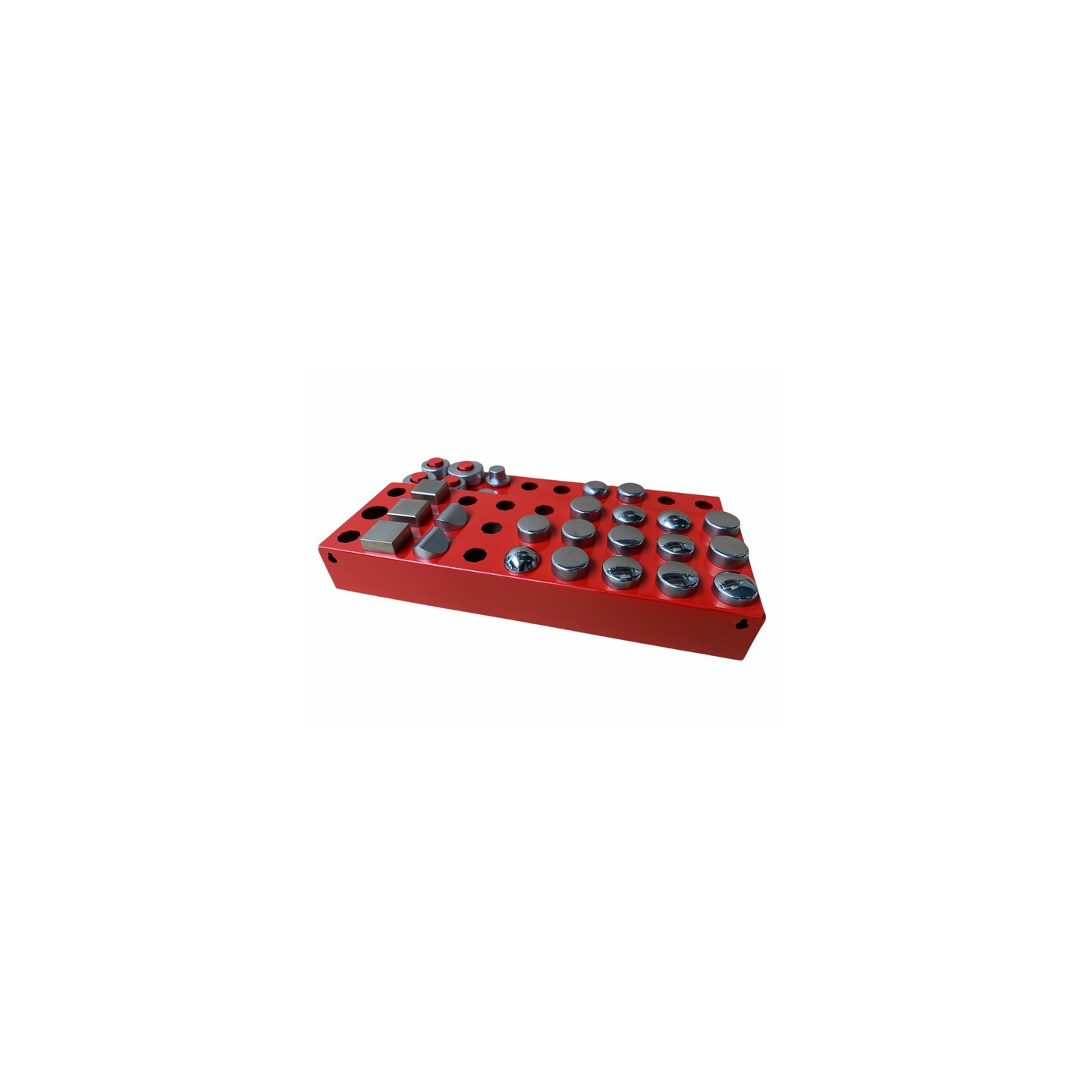 Mechammer die storage tray