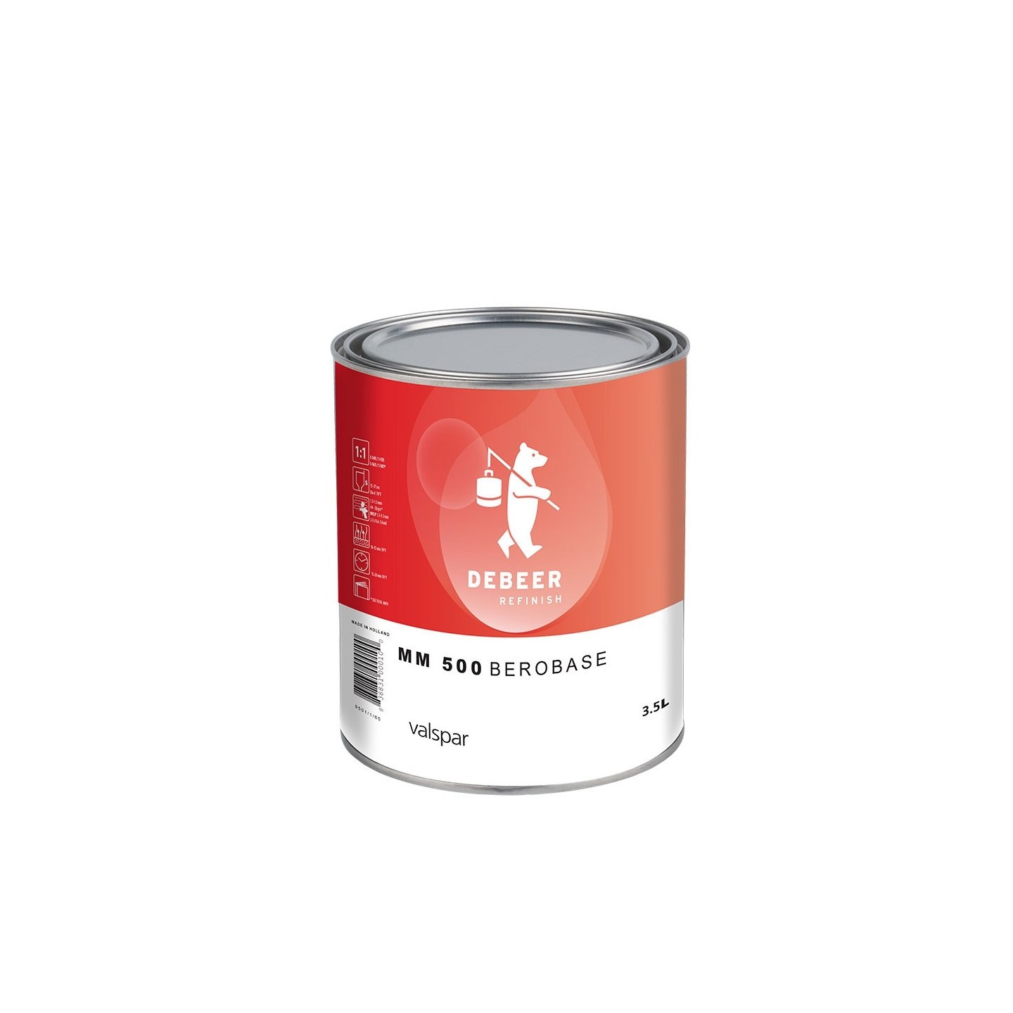 MM519 Maroon 3.5 Liter Mengkleur BeroBase 500 Series