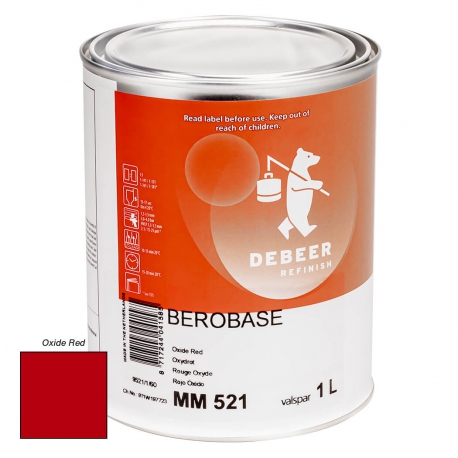 MM521 Oxide Red 1 Liter Mengkleur BeroBase 500 Series