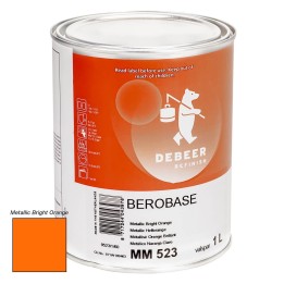 MM523 Metallic Bright Orange 1 Liter Mengkleur BeroBase 500 Series