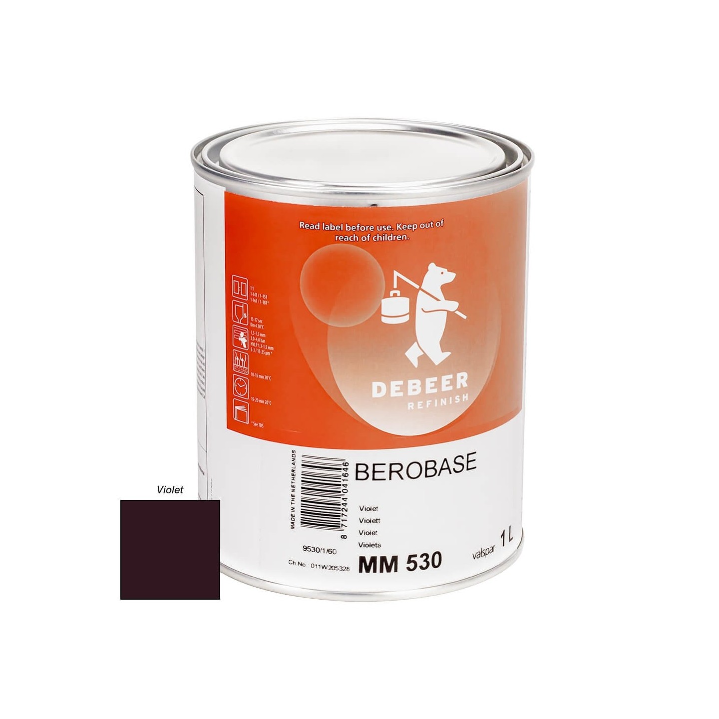 MM530 Violet Liter Mengkleur BeroBase 500 Series