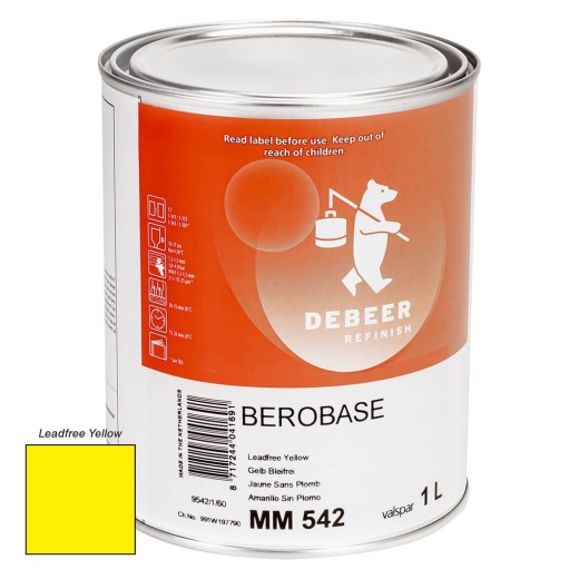 MM542 Leadfree Yellow 1 Liter Mengkleur BeroBase 500 Series