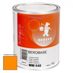 MM548 Transparent Orange 1 Liter Mengkleur BeroBase 500 Series