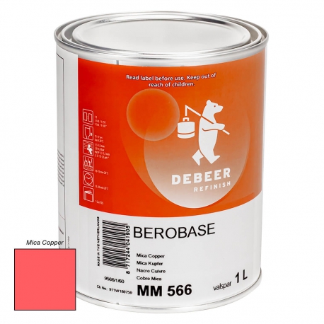 MM566 Mica Copper 1 Liter Mengkleur BeroBase 500 Series
