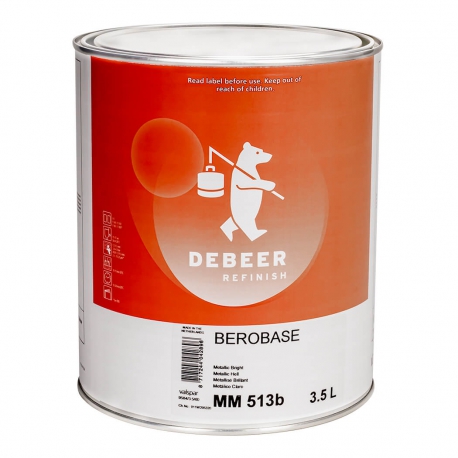 MM513B Metallic Bright 3.5 Liter mengkleur BeroBase 500 Series