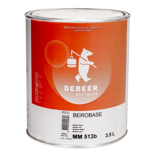 MM513B Metallic Bright 3.5 Liter mengkleur BeroBase 500 Series