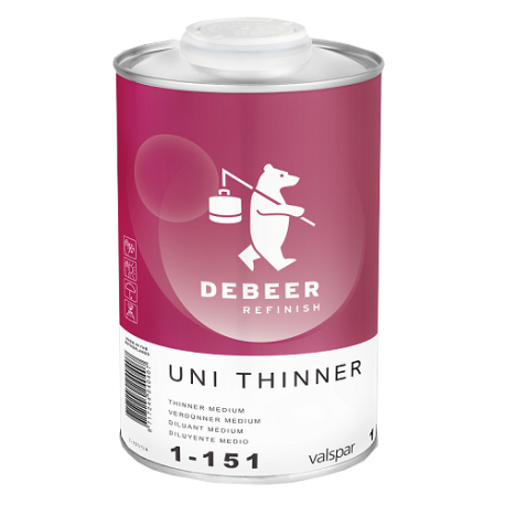 Uni Thinner Medium  1 Liter - 1-151 De Beer