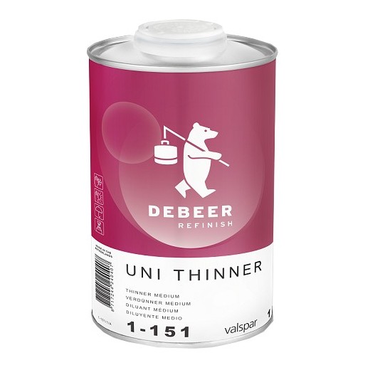 Uni Thinner Medium  1 Liter - 1-151 De Beer