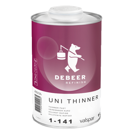 Uni Thinner Fast 1 Liter - 1-141 De Beer