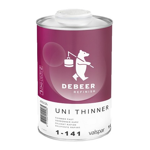Uni Thinner Fast 1 Liter - 1-141 De Beer