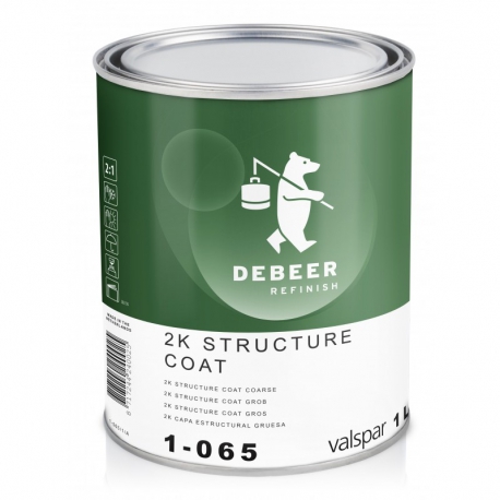 2K Structuur coat coarse 1 Liter - 1-065 De Beer