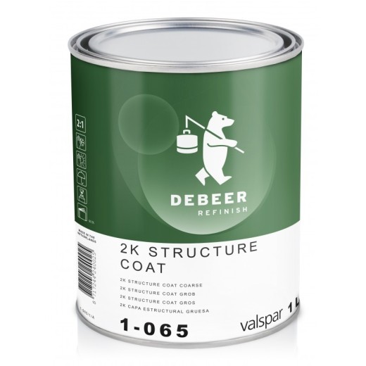 2K Structuur coat coarse 1 Liter - 1-065 De Beer