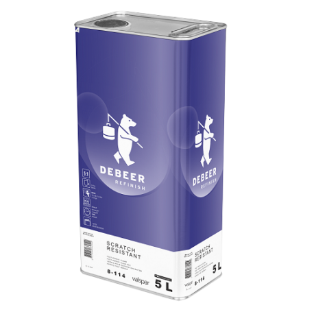 Scratch Resistant Fast Repair Clear - 5 liter - HS Blanke lak 8-114 De Beer