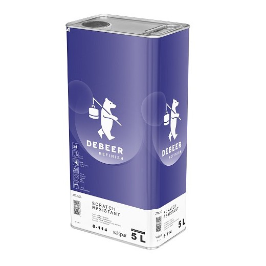 Scratch Resistant Fast Repair Clear - 5 liter - HS Blanke lak 8-114 De Beer