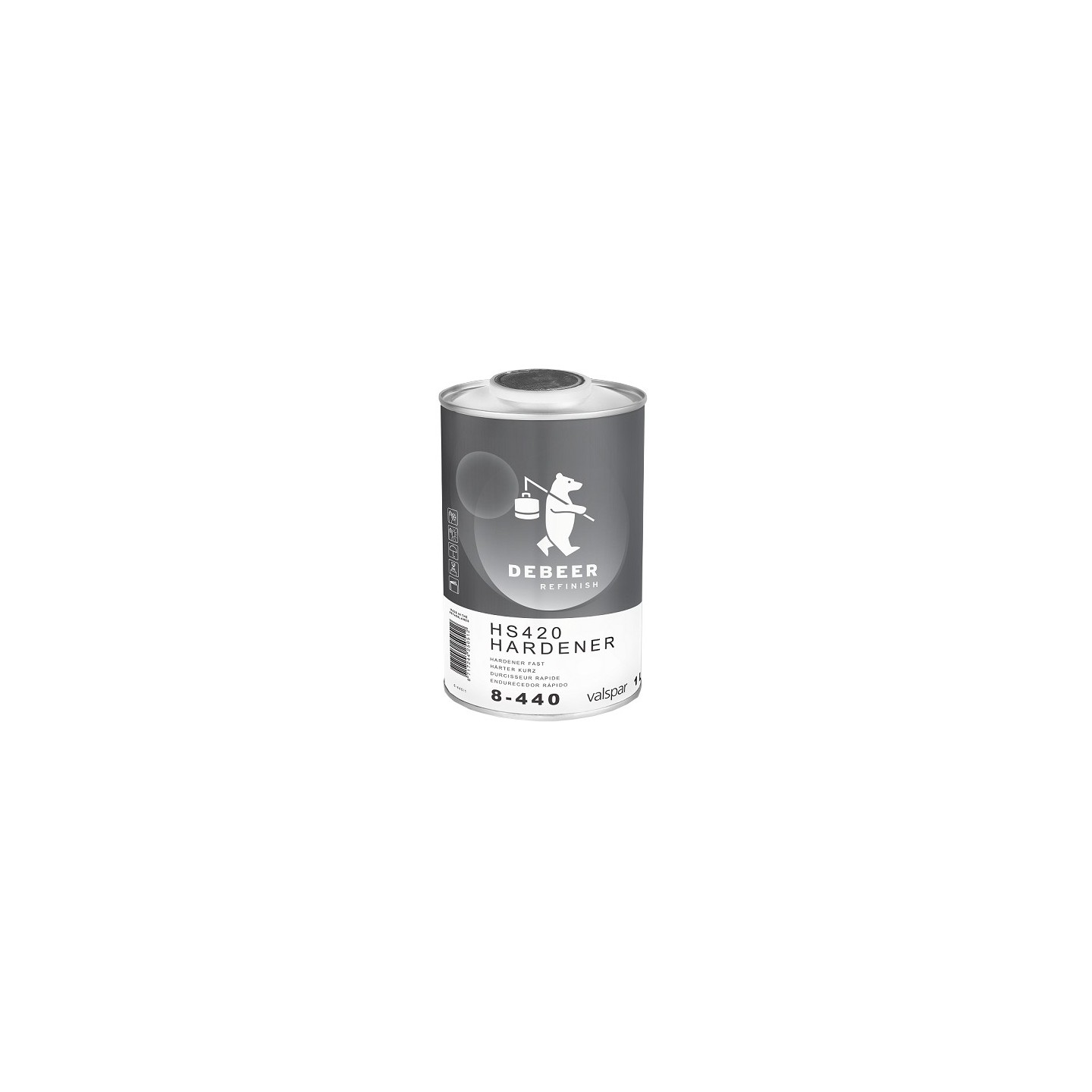 HS Hardener Medium 1 Liter - 8-160 De Beer