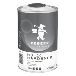 HS420 Speed Clear Hardener 1 Liter - 8-550 De Beer