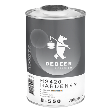 HS420 Speed Clear Hardener 1 Liter - 8-550 De Beer