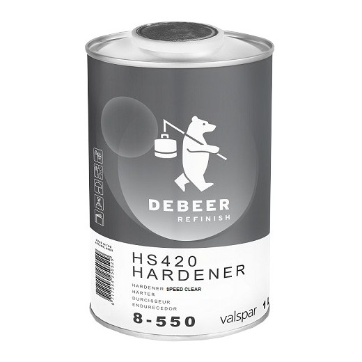 HS420 Speed Clear Hardener 1 Liter - 8-550 De Beer