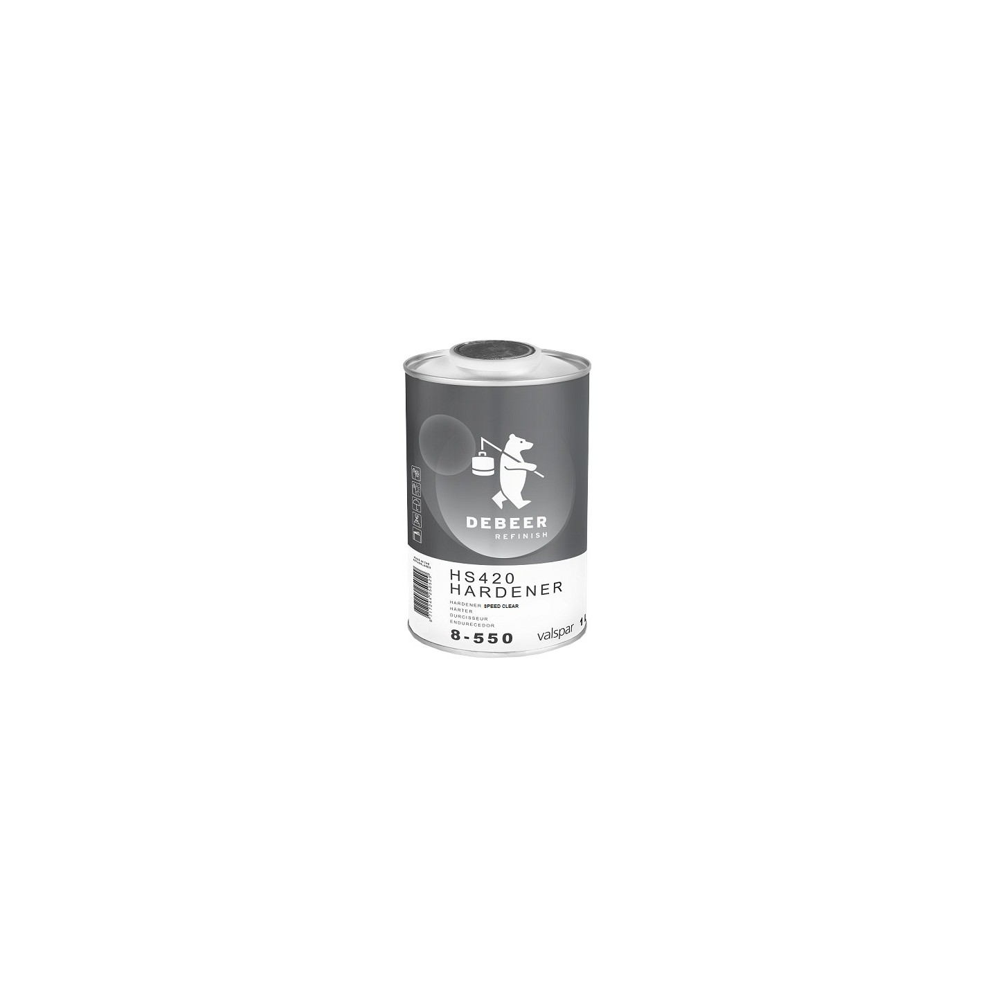 HS420 Speed Clear Hardener 1 Liter - 8-550 De Beer