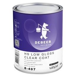 HS Low gloss Clear Coat - 1 liter - 8-407 De Beer