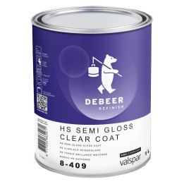 HS Semi gloss Clear Coat - 1 liter - 8-409 De Beer