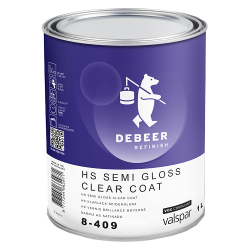 HS Semi gloss Clear Coat - 1 liter - 8-409 De Beer