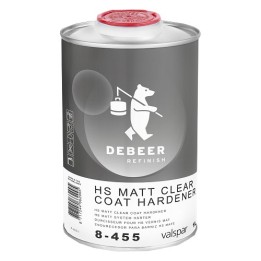 HS Matt Clear Coat Hardener 1 Liter - 8-455 De Beer