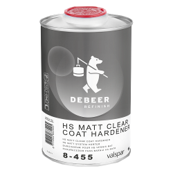 HS Matt Clear Coat Hardener 1 Liter - 8-455 De Beer