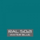 Waterblue hoogglans RAL 5021 500 gram Poedercoat poeder