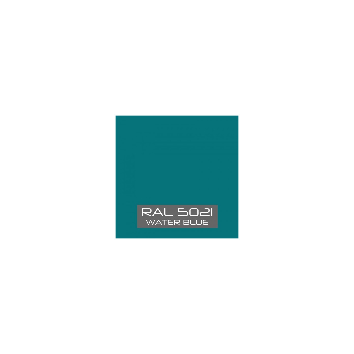 Waterblue hoogglans RAL 5021 500 gram Poedercoat poeder